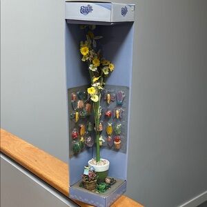 Easter Floral Stem Display with Decorative Eggs